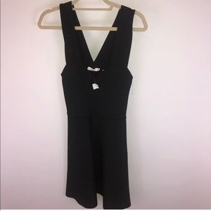 ALC Rada Black Fit and Flare Cocktail Dress Small
